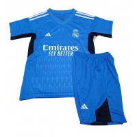 Dětský Fotbalový dres Real Madrid Brankářské 2023-24 Venkovní Krátký Rukáv (+ trenýrky)